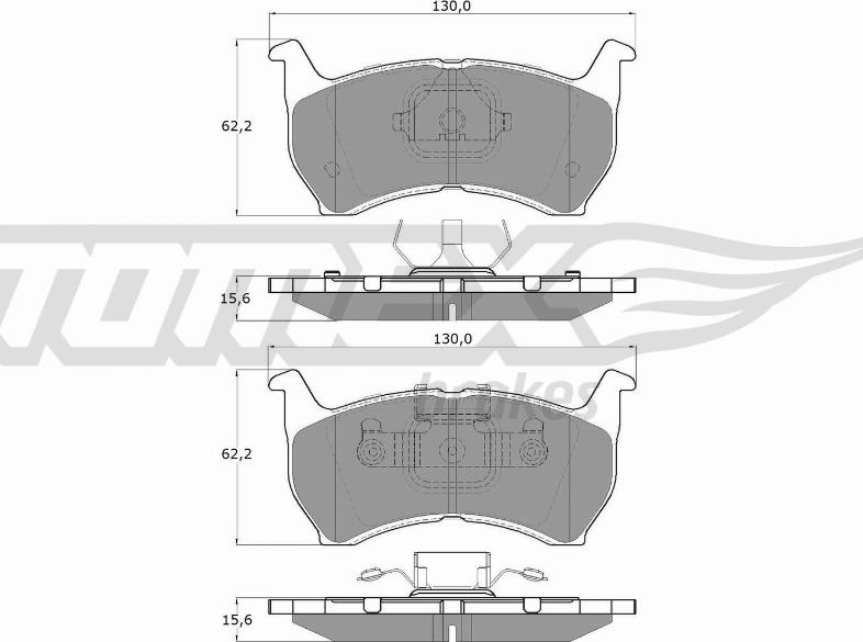 TOMEX brakes TX 11-44 - Komplet Pločica, disk-kočnica www.molydon.hr