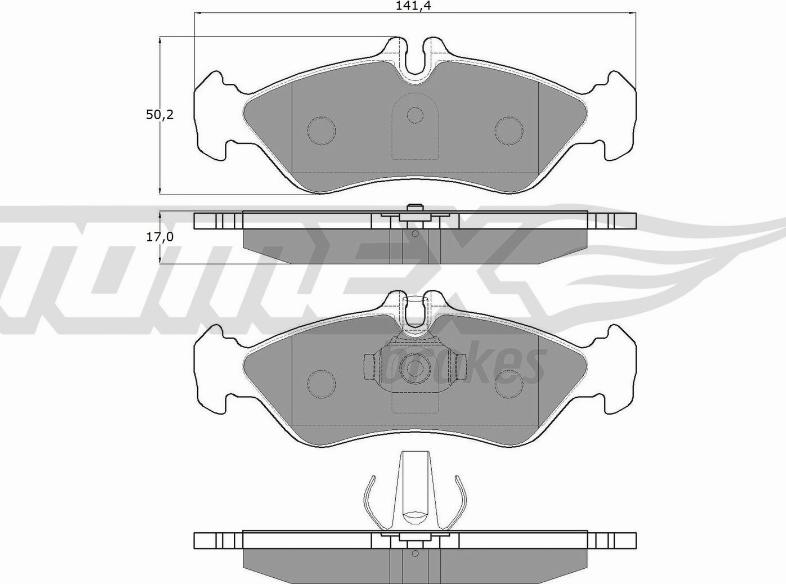 TOMEX brakes TX 11-50 - Komplet Pločica, disk-kočnica www.molydon.hr