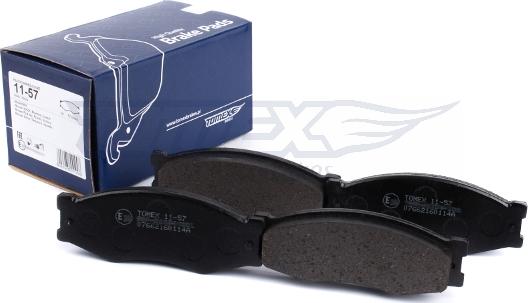 TOMEX brakes TX 11-57 - Komplet Pločica, disk-kočnica www.molydon.hr