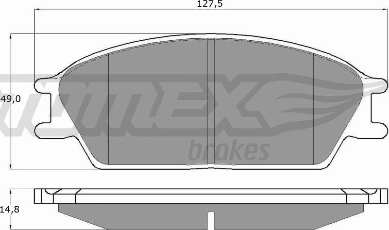 TOMEX brakes TX 11-06 - Komplet Pločica, disk-kočnica www.molydon.hr