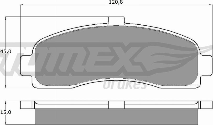 TOMEX brakes TX 11-10 - Komplet Pločica, disk-kočnica www.molydon.hr