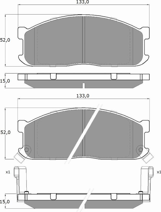 TOMEX brakes TX 11-17 - Komplet Pločica, disk-kočnica www.molydon.hr