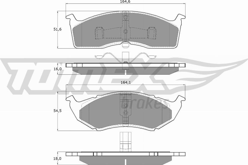 TOMEX brakes TX 11-81 - Komplet Pločica, disk-kočnica www.molydon.hr