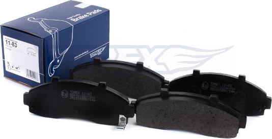 TOMEX brakes TX 11-83 - Komplet Pločica, disk-kočnica www.molydon.hr