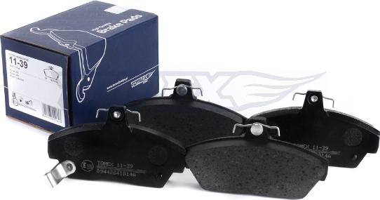 TOMEX brakes TX 11-39 - Komplet Pločica, disk-kočnica www.molydon.hr