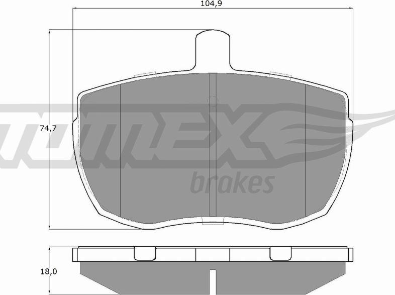 TOMEX brakes TX 11-21 - Komplet Pločica, disk-kočnica www.molydon.hr