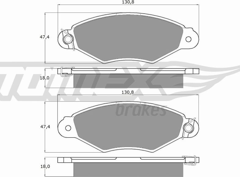 TOMEX brakes TX 11-75 - Komplet Pločica, disk-kočnica www.molydon.hr