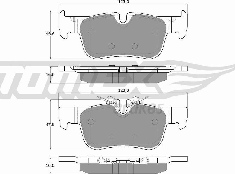 TOMEX brakes TX 18-44 - Komplet Pločica, disk-kočnica www.molydon.hr