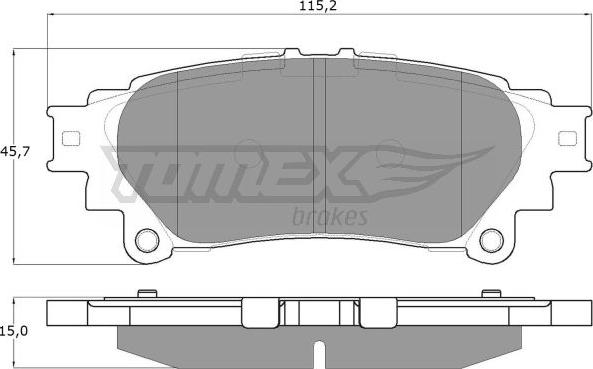 TOMEX brakes TX 18-40 - Komplet Pločica, disk-kočnica www.molydon.hr