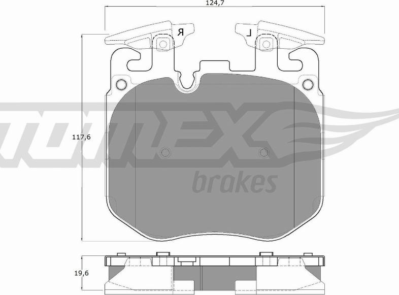 TOMEX brakes TX 18-50 - Komplet Pločica, disk-kočnica www.molydon.hr