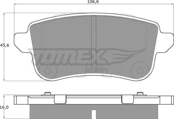 TOMEX brakes TX 18-66 - Komplet Pločica, disk-kočnica www.molydon.hr