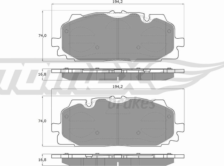 TOMEX brakes TX 18-60 - Komplet Pločica, disk-kočnica www.molydon.hr