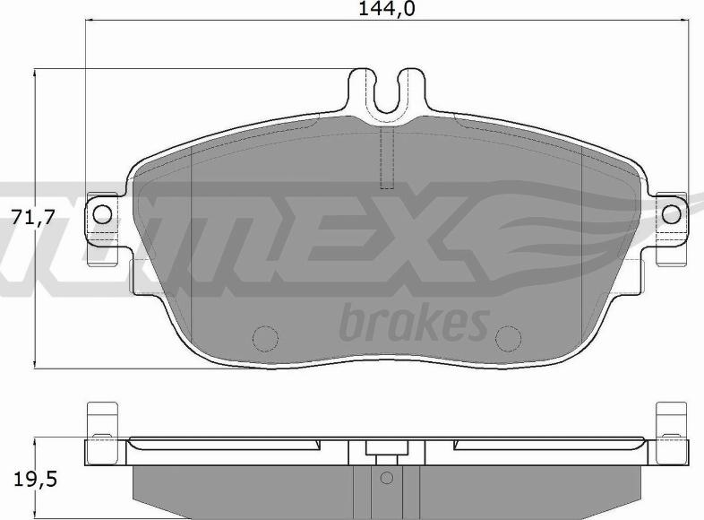 TOMEX brakes TX 18-06 - Komplet Pločica, disk-kočnica www.molydon.hr