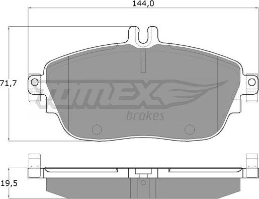 TOMEX brakes TX 18-06 - Komplet Pločica, disk-kočnica www.molydon.hr