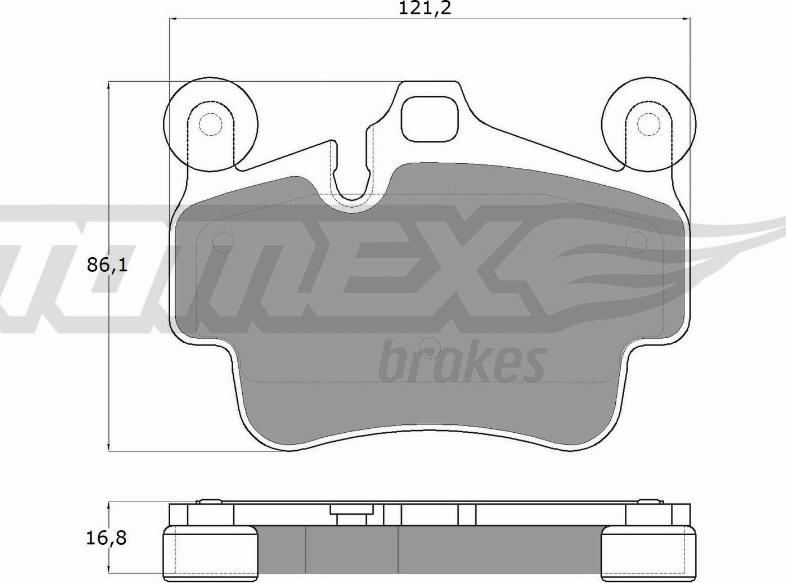 TOMEX brakes TX 18-00 - Komplet Pločica, disk-kočnica www.molydon.hr