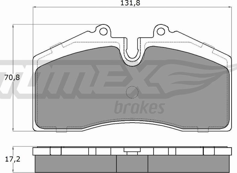 TOMEX brakes TX 18-01 - Komplet Pločica, disk-kočnica www.molydon.hr