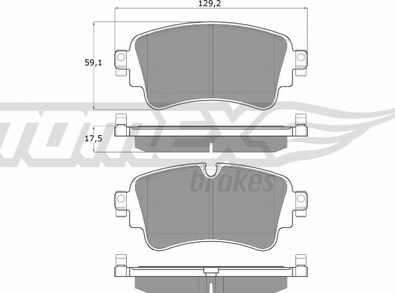 TOMEX brakes TX 18-23 - Komplet Pločica, disk-kočnica www.molydon.hr