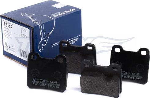 TOMEX brakes TX 13-49 - Komplet Pločica, disk-kočnica www.molydon.hr