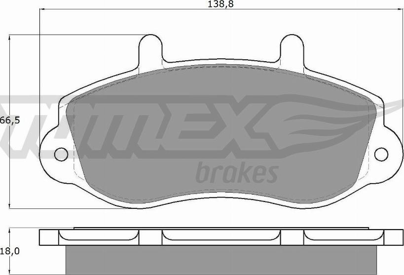 TOMEX brakes TX 13-01 - Komplet Pločica, disk-kočnica www.molydon.hr