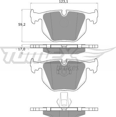 TOMEX brakes TX 13-19 - Komplet Pločica, disk-kočnica www.molydon.hr