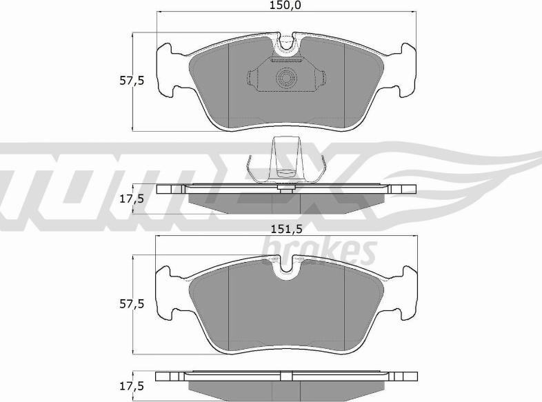 TOMEX brakes TX 13-16 - Komplet Pločica, disk-kočnica www.molydon.hr