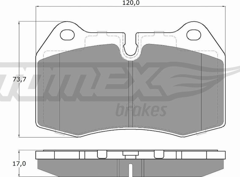 TOMEX brakes TX 13-24 - Komplet Pločica, disk-kočnica www.molydon.hr