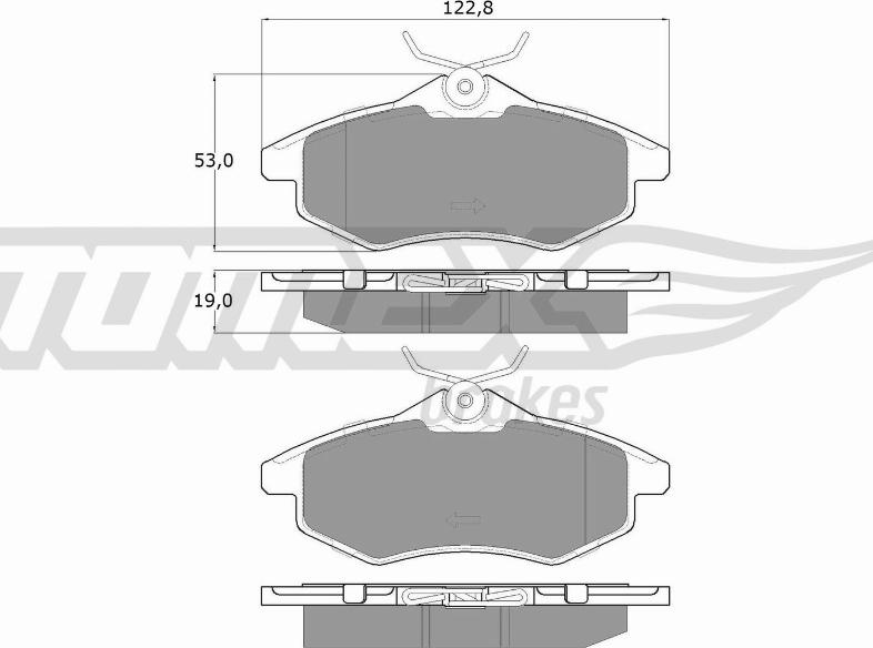 TOMEX brakes TX 13-28 - Komplet Pločica, disk-kočnica www.molydon.hr