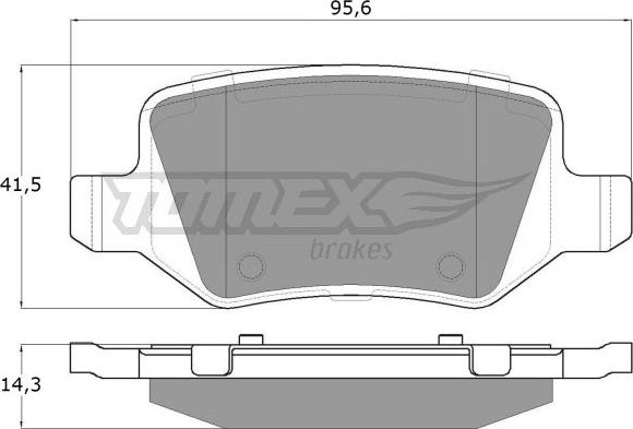 TOMEX brakes TX 12-90 - Komplet Pločica, disk-kočnica www.molydon.hr