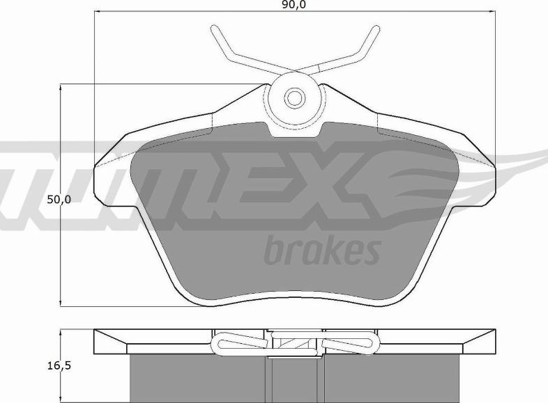 TOMEX brakes TX 12-68 - Komplet Pločica, disk-kočnica www.molydon.hr