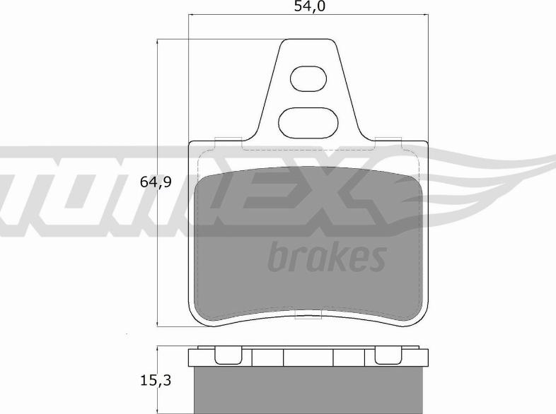 TOMEX brakes TX 12-06 - Komplet Pločica, disk-kočnica www.molydon.hr