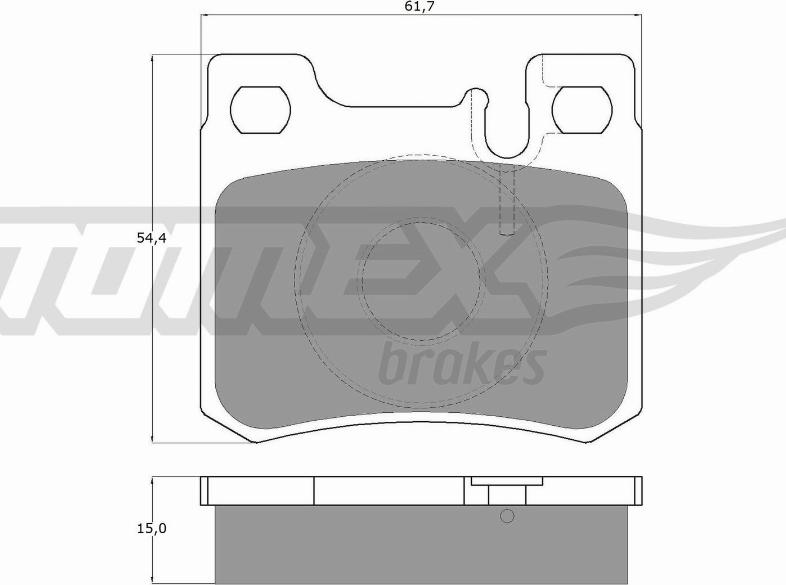 TOMEX brakes TX 12-30 - Komplet Pločica, disk-kočnica www.molydon.hr