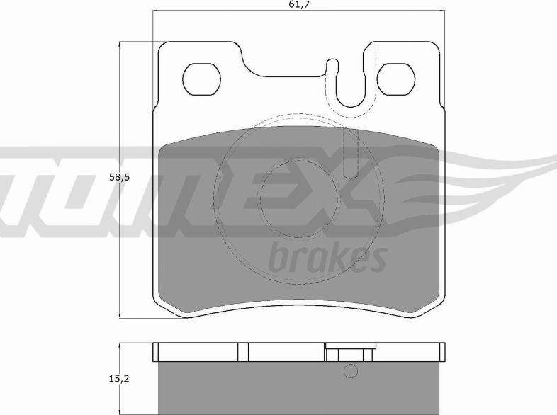 TOMEX brakes TX 12-33 - Komplet Pločica, disk-kočnica www.molydon.hr