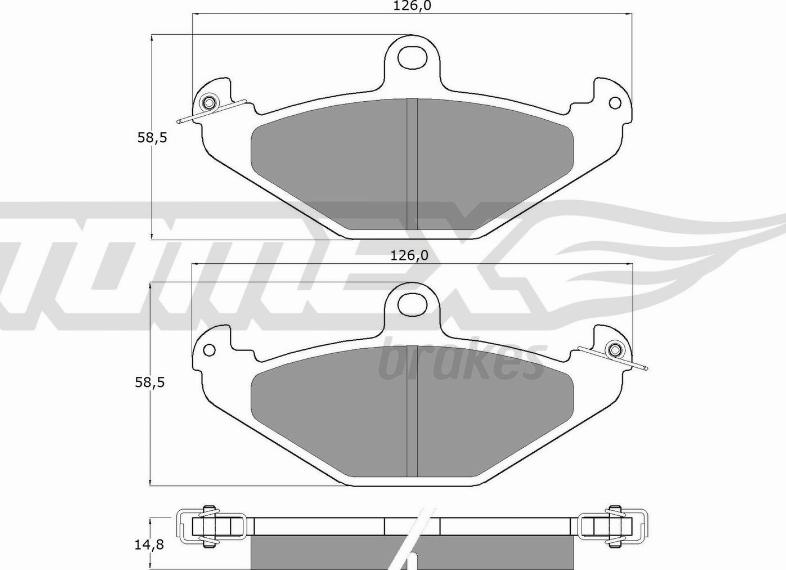 TOMEX brakes TX 12-37 - Komplet Pločica, disk-kočnica www.molydon.hr