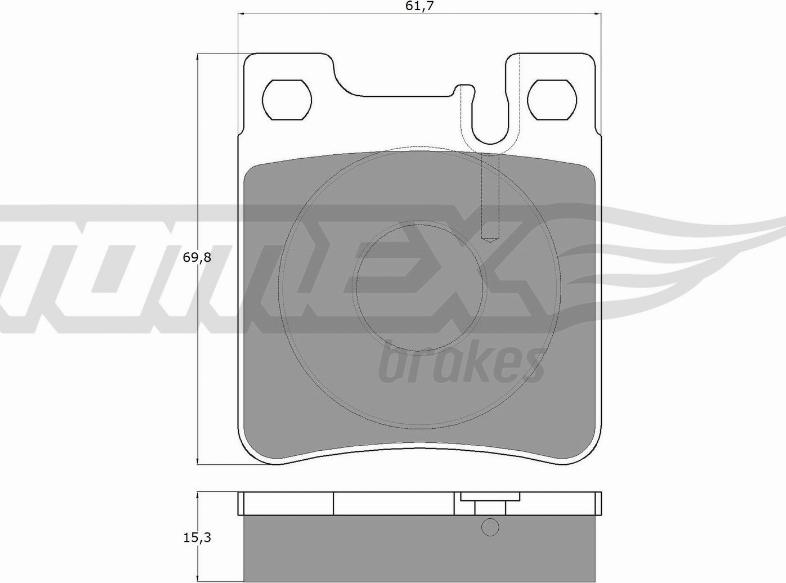 TOMEX brakes TX 12-73 - Komplet Pločica, disk-kočnica www.molydon.hr