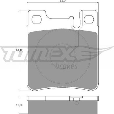 TOMEX brakes TX 12-73 - Komplet Pločica, disk-kočnica www.molydon.hr