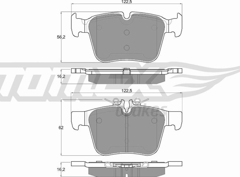 TOMEX brakes TX 17-051 - Komplet Pločica, disk-kočnica www.molydon.hr