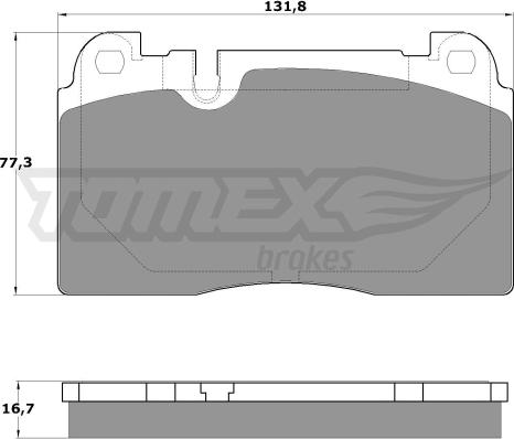 TOMEX brakes TX 17-06 - Komplet Pločica, disk-kočnica www.molydon.hr