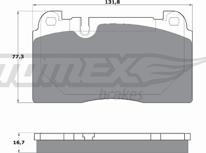 TOMEX brakes TX 17-06 - Komplet Pločica, disk-kočnica www.molydon.hr