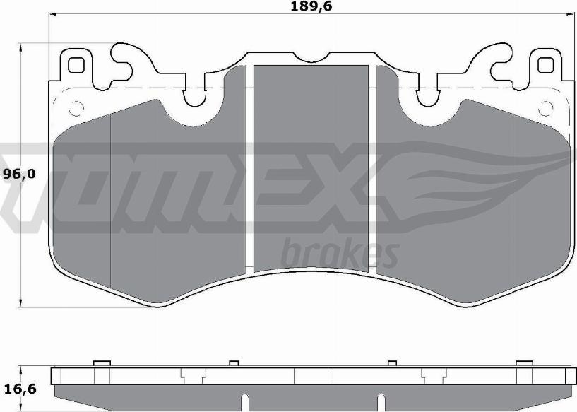 TOMEX brakes TX 17-07 - Komplet Pločica, disk-kočnica www.molydon.hr