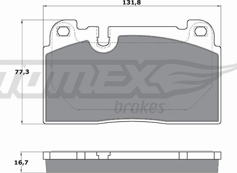 TOMEX brakes TX 17-14 - Komplet Pločica, disk-kočnica www.molydon.hr