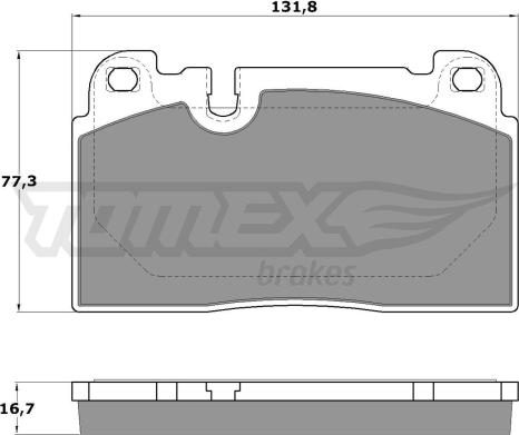 TOMEX brakes TX 17-14 - Komplet Pločica, disk-kočnica www.molydon.hr