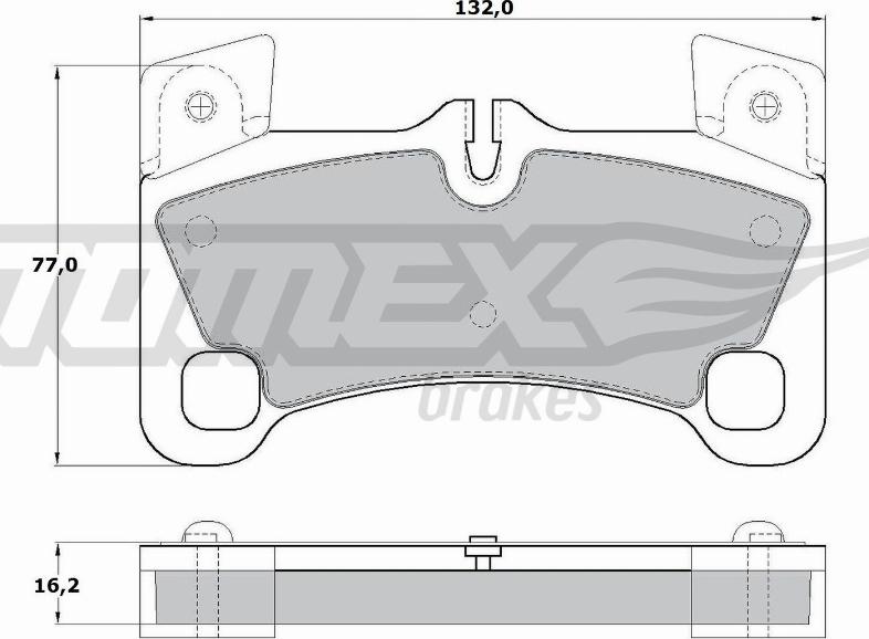 TOMEX brakes TX 17-15 - Komplet Pločica, disk-kočnica www.molydon.hr