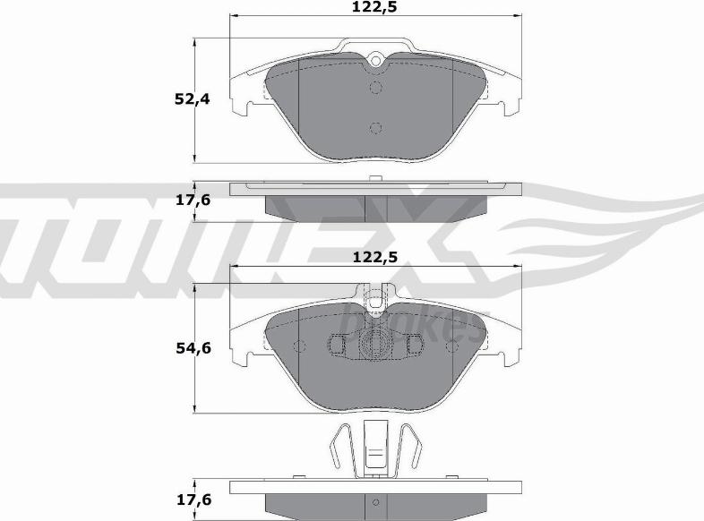 TOMEX brakes TX 17-39 - Komplet Pločica, disk-kočnica www.molydon.hr