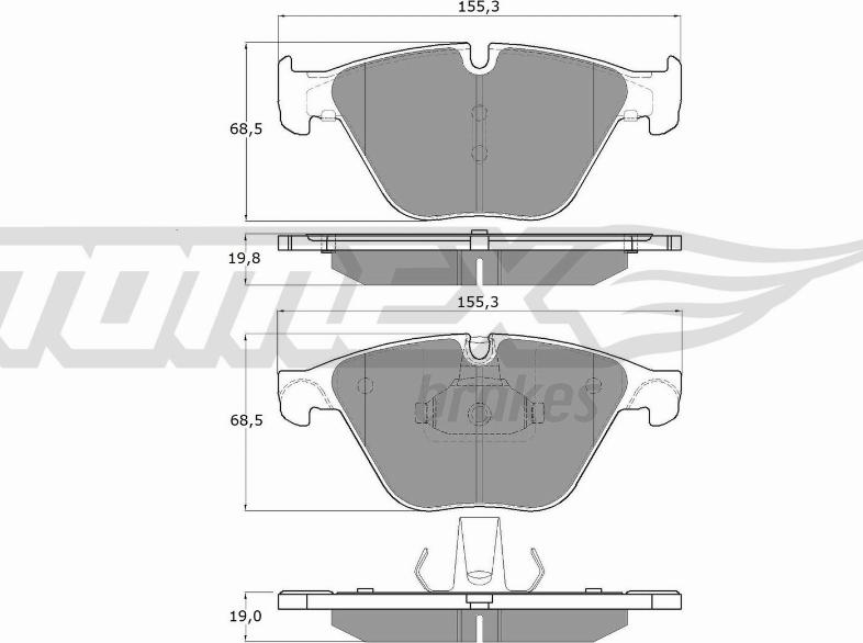 TOMEX brakes TX 17-35 - Komplet Pločica, disk-kočnica www.molydon.hr