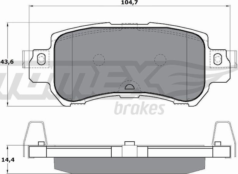 TOMEX brakes TX 17-26 - Komplet Pločica, disk-kočnica www.molydon.hr