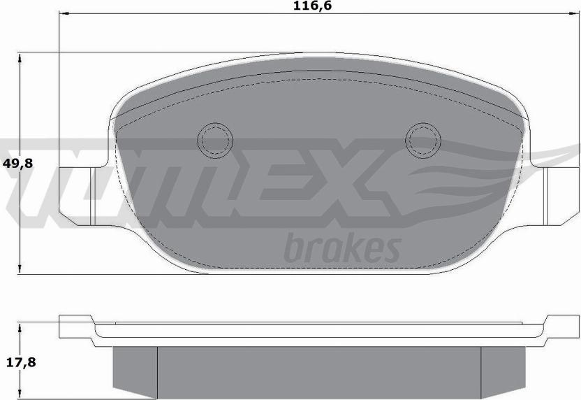 TOMEX brakes TX 17-70 - Komplet Pločica, disk-kočnica www.molydon.hr