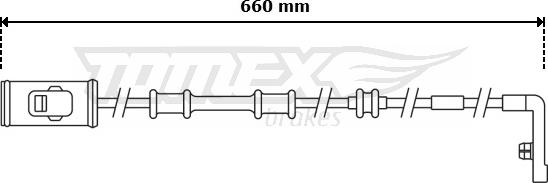 TOMEX brakes TX 30-96 - Signalni kontakt, trosenje kočione plocice www.molydon.hr