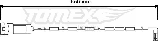 TOMEX brakes TX 30-93 - Signalni kontakt, trosenje kočione plocice www.molydon.hr