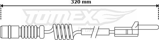 TOMEX brakes TX 30-97 - Signalni kontakt, trosenje kočione plocice www.molydon.hr