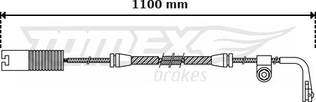 TOMEX brakes TX 30-44 - Signalni kontakt, trosenje kočione plocice www.molydon.hr